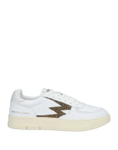 Moaconcept Woman Sneakers White Size 9.5 Soft Leather