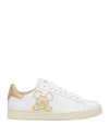 Moaconcept Woman Sneakers White Size 9.5 Soft Leather In White