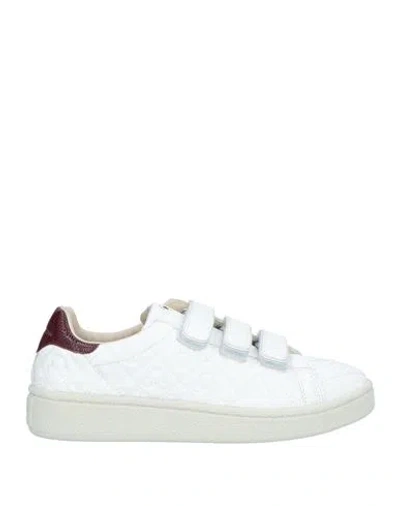 Moaconcept Woman Sneakers White Size 7.5 Soft Leather, Rubber