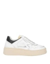 MOACONCEPT MOACONCEPT WOMAN SNEAKERS WHITE SIZE 9.5 SOFT LEATHER