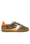 Moaconcept Women's Shoe  Leather Logo In Orange