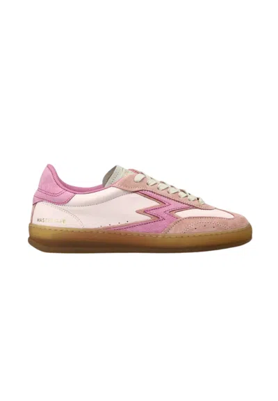 Moaconcept Women's Shoe  Leather Logo In Pink