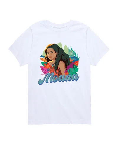 Moana Kids' Boys' 8-20 Live Action Florals Graphic T-shirt In White
