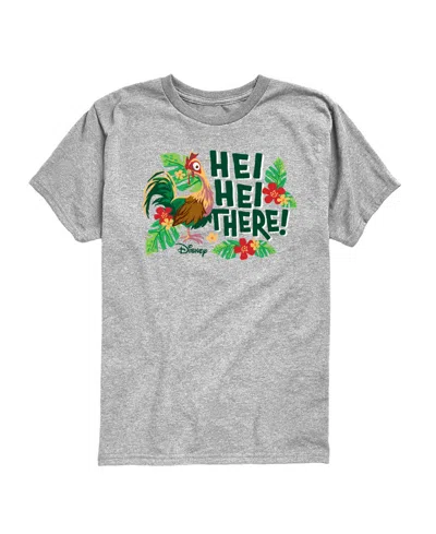 Moana Kids' Boys' 8-20 Live Action Hei Hei There Short-sleeve T-shirt In Gray