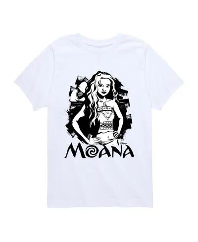 Moana Kids' Boys' 8-20 Live Action Ink Splatter Short-sleeve T-shirt In White