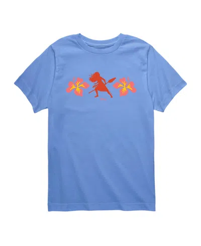 Moana Kids' Boys' 8-20 Live Action Montanui Hibiscus Floral Short-sleeve T-shirt In Multi