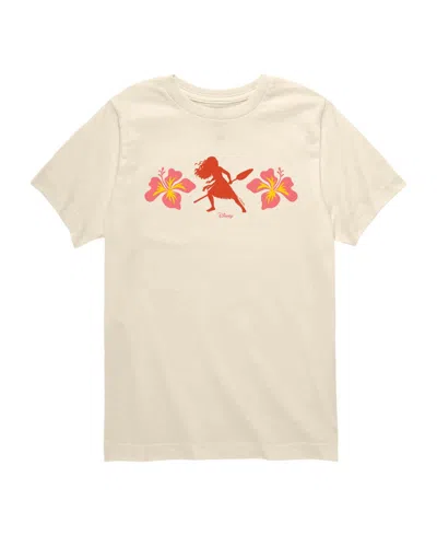 Moana Kids' Boys' 8-20 Live Action Montanui Hibiscus Floral Short-sleeve T-shirt In Multi