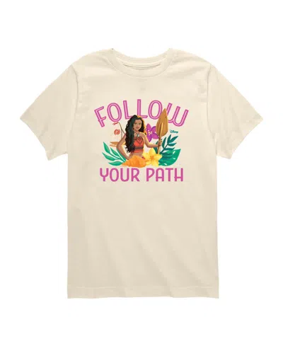 Moana Babies' Toddler Boys' 2t-5t Live Action Follow Your Path Short-sleeve T-shirt In Multi