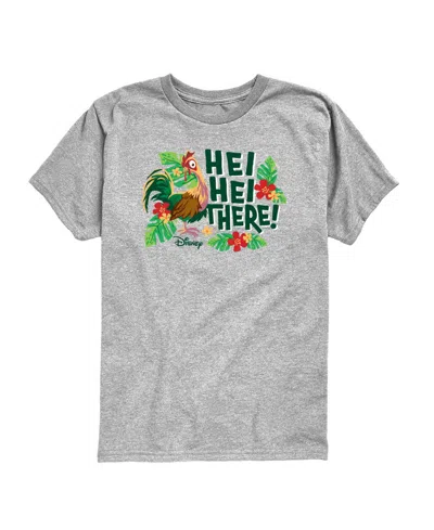 Moana Babies' Toddler Boys' 2t-5t Live Action Hei Hei There Short-sleeve T-shirt In Gray