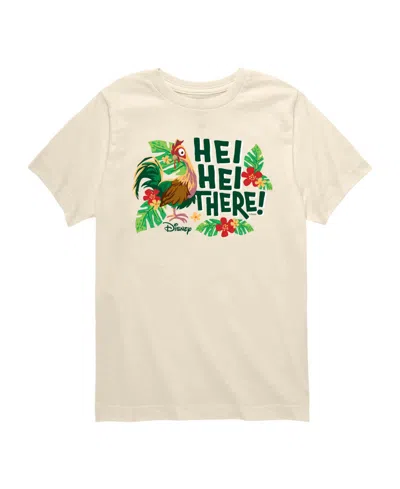 Moana Babies' Toddler Boys' 2t-5t Live Action Hei Hei There Short-sleeve T-shirt In White