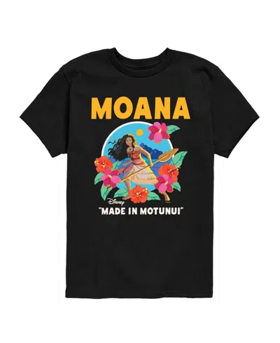 Moana Babies' Toddler Boys' 2t-5t Live Action Made In Motunui Short-sleeve T-shirt In Black