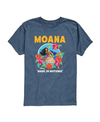 Moana Babies' Toddler Boys' 2t-5t Live Action Made In Motunui Short-sleeve T-shirt In Blue