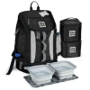 Mobile Dog Gear Drop Bottom Weekender Backpack In Black