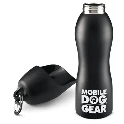 Mobile Dog Gear Pet Bowl In Black