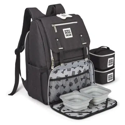 Mobile Dog Gear Ultimate Week Away Backpack In Black