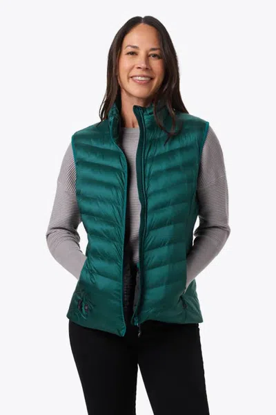 Mobile Warming Backcountry Xtera Packable Heated Puffer Vest In Forest Green