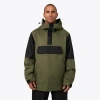 Mobile Warming Denali Anorak Heated Waterproof 1/4 Zip Snow Jacket In Green