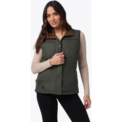 Mobile Warming Duke Heated Vest In Forest Green