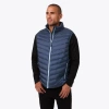 Mobile Warming Heated Puffer Vest In Blue