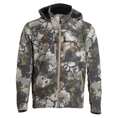 Mobile Warming Men's  Kcx Terrain Heated Hooded Softshell Jacket In Gray