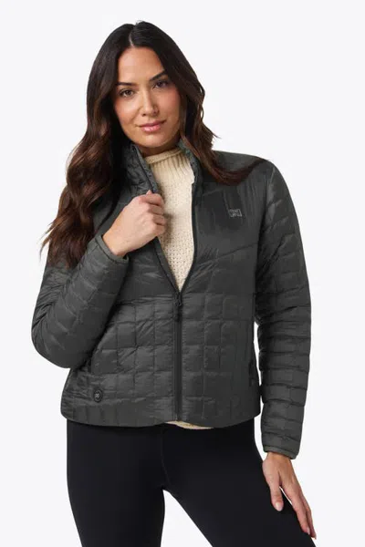Mobile Warming Outrider Heated Jacket In Dark Charcoal