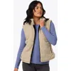 Mobile Warming Upland Heated High-pile Fleece Vest In Brown