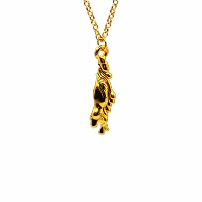Moca Jewellery Women's Drop Necklace - Gold