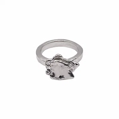 Moca Jewellery Women's Flower Ring - Silver