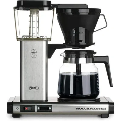 Moccamaster 10-cup Coffee Maker In Silver;black