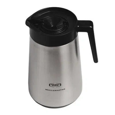 Moccamaster 1.25l Glass-lined Thermal Carafe In Polished Silver