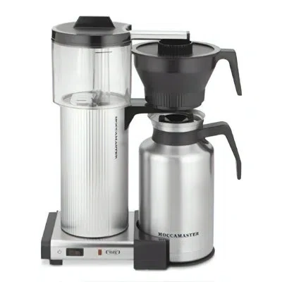 Moccamaster Cdt Grand Coffee Brewer In Brushed Silver