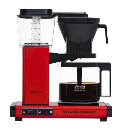 Moccamaster Kbg Select Filter Coffee Machine In Red