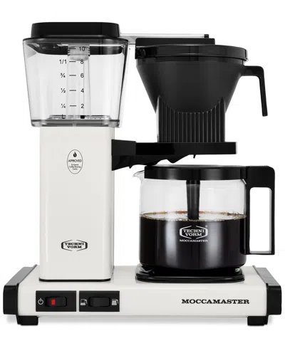Moccamaster Kbgv Select Glass Carafe Coffee Brewer In Off-white