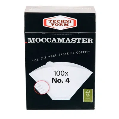 Moccamaster No.4 Coffee Filters In White