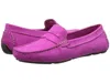 Moccasin Massimo Matteo Penny Keeper Flats Pink Moc Toe Loafers Shoes Zogg378 In Purple