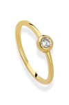Mod & Jo Mod And Jo Dorian Bezel Stacking Ring In Gold