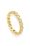 Mod & Jo Mod And Jo Nina Round Bezel Eternity Ring In Gold
