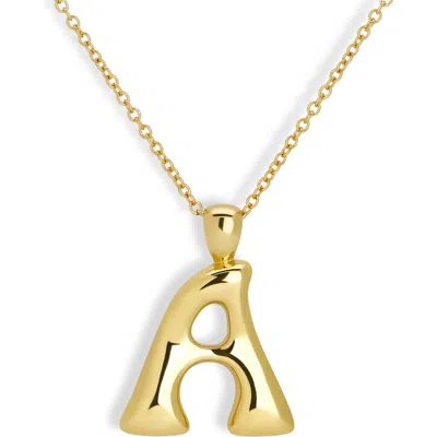 Mod + Jo Blake Bubble Letter Pendant Necklace