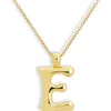 Mod + Jo Blake Bubble Letter Pendant Necklace In Gold