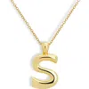 Mod + Jo Blake Bubble Letter Pendant Necklace In Pattern