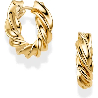 Mod + Jo Daphne Hoop Earrings In Gold