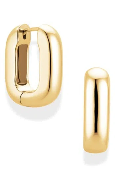 Mod + Jo Elly Petite Hoop Earrings In Gold