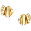 Mod + Jo Mari Statement Studs In Gold