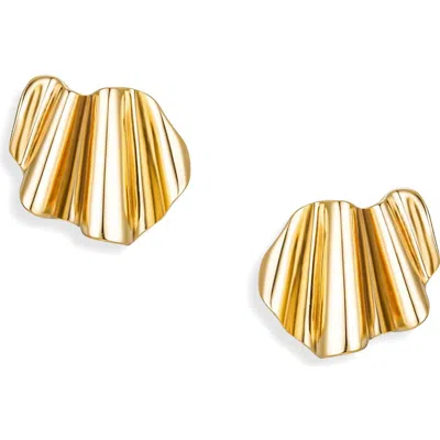 Mod + Jo Mari Statement Studs In Gold