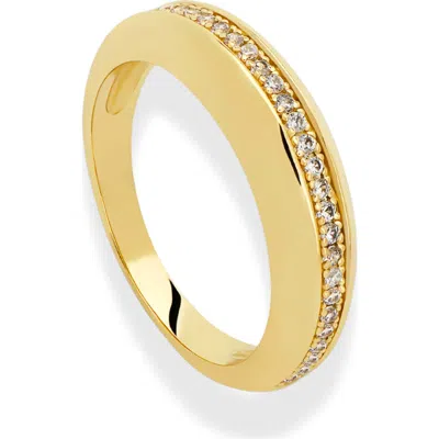 Mod + Jo Mini Blair Pavé Dome Ring In Gold