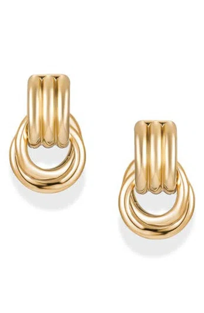 Mod + Jo Olsen Convertible Hoop Earrings In Gold