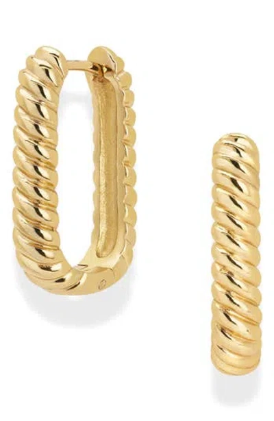 Mod + Jo Pamela Rope Hoop Earrings In Gold