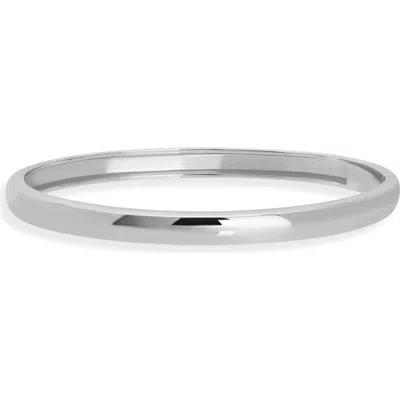 Mod + Jo Tate Dome Bangle In Silver