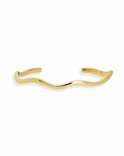 Mod + Jo Women's Bren Cuff Bracelet In Gold Plate In Yellow