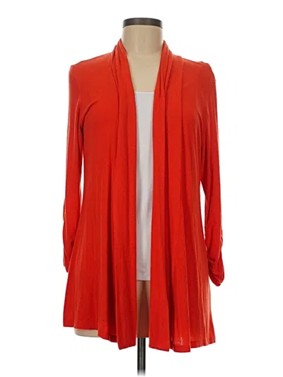 Pre-owned Mod Lusive Cardigan Sweater In Orange